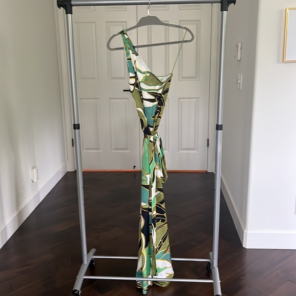 Reiss one shoulder belted resort dress - Picture 4 of 4